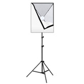 PULUZ 50x70cm Studio Softbox + 2m Tripod Mount + Single E27 30W 5700K White Light LED Bulb Photography Kit